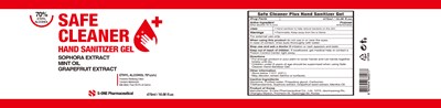 5 Safe Cleaner Hand Sanitizer Gel 475ml Label